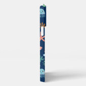 Etui iPhone 13 Pro Max Monde marin (Côté droit)