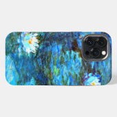 Etui iPhone 13 Pro Max Monet - Nymphéas (bleu) (Verso Horizontal)