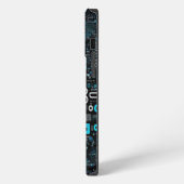 Etui iPhone 13 Pro Max Monogramme Ai - Technologie - Codage - Lettre A (Côté gauche)