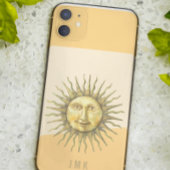 Etui iPhone 13 Pro Max Monogramme de la face solaire céleste