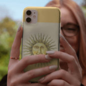 Etui iPhone 13 Pro Max Monogramme de la face solaire céleste