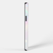 Etui iPhone 13 Pro Max Monogramme holographique iridescent chic (Côté droit)