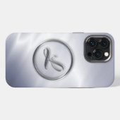 Etui iPhone 13 Pro Max Monogramme "Lettre L" (Verso Horizontal)