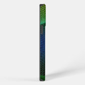 Etui iPhone 13 Pro Max Monogramme Maçonnique Fractal Moderne (Côté droit)
