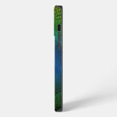 Etui iPhone 13 Pro Max Monogramme Maçonnique Fractal Moderne (Côté gauche)