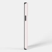 Etui iPhone 13 Pro Max Monogramme minimal initial et nom Pastel rose (Côté droit)