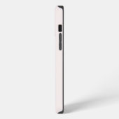 Etui iPhone 13 Pro Max Monogramme minimal initial et nom Pastel rose (Côté gauche)