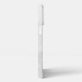 Etui iPhone 13 Pro Max Monogramme personnalisé moderne et Marbre blanc de (Côté droit)