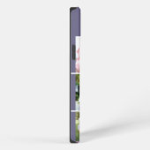 Etui iPhone 13 Pro Max Monogramme Script Élégant 6 Photo Violet (Côté droit)