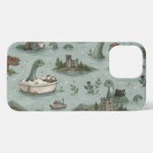 Etui iPhone 13 Pro Max Monstre du Loch Ness  (Verso Horizontal)