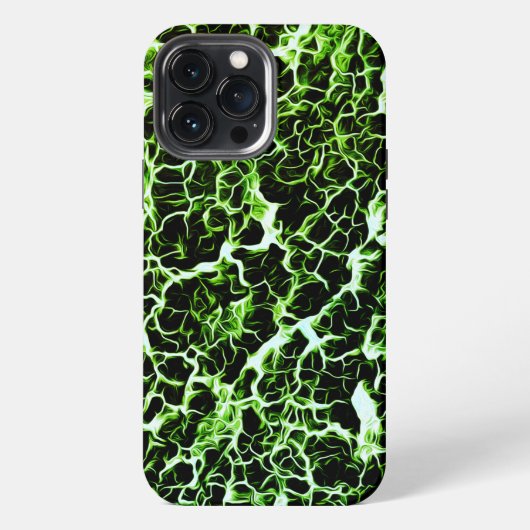 Etui iPhone 13 Pro Max Motif Abstrait de Nature Cool (Verso)