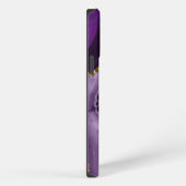 ETUI iPhone 13 PRO MAX MOTIF AGATE OR & VIOLET (Côté droit)