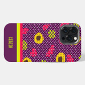Etui iPhone 13 Pro Max Motif géométrique (Verso Horizontal)
