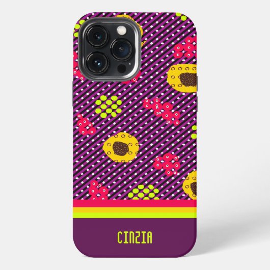 Etui iPhone 13 Pro Max Motif géométrique (Verso)