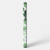 Etui iPhone 13 Pro Max Motif Monstera Vert (Côté gauche)