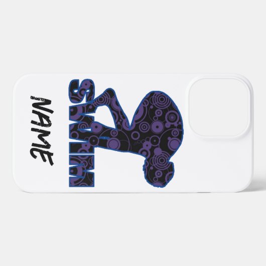 Etui iPhone 13 Pro Max Nager Sur Le Bloc (Verso Horizontal)