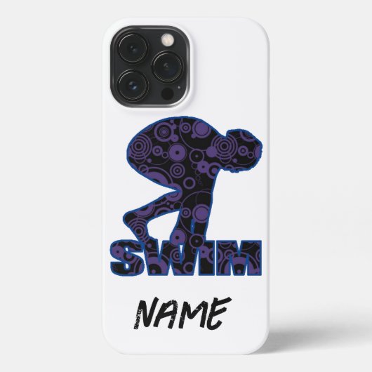 Etui iPhone 13 Pro Max Nager Sur Le Bloc (Verso)