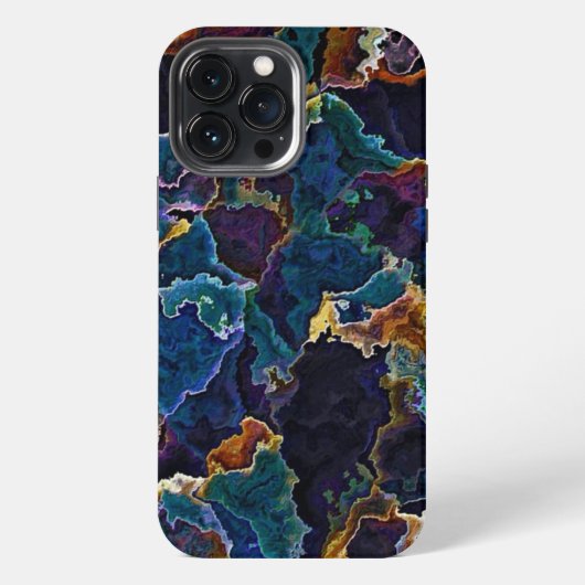 Etui iPhone 13 Pro Max Nappe de pétrole (Verso)