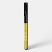 Etui iPhone 13 Pro Max Noir à panneau or (Côté gauche)