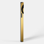 Etui iPhone 13 Pro Max Noir et Or (Côté droit)
