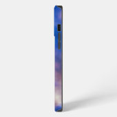 Etui iPhone 13 Pro Max Nom manuscrit simple Ciel bleu Nuages (Côté gauche)