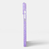 Etui iPhone 13 Pro Max Nom monogrammé pailleté élégant (Côté gauche)
