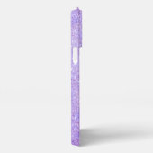 Etui iPhone 13 Pro Max Nom monogrammé pailleté élégant (Côté droit)