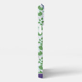 Etui iPhone 13 Pro Max Nom personnalisé motif fleuri et transparent (Côté droit)