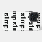 Etui iPhone 13 Pro Max Numéro Un Simp (Verso Horizontal)