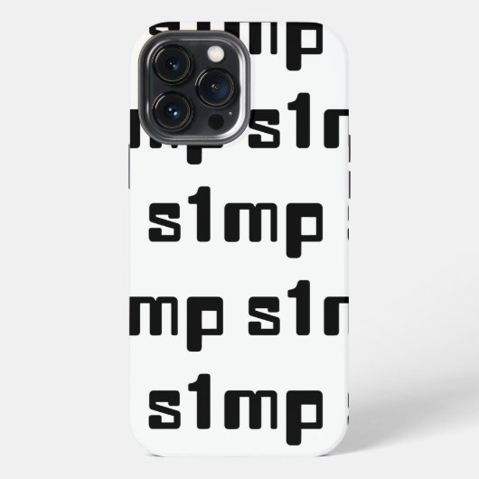 Etui iPhone 13 Pro Max Numéro Un Simp (Verso)