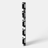 Etui iPhone 13 Pro Max Ombre de fantôme de pixel 8 bits (Côté gauche)
