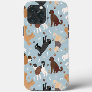 Etui iPhone 13 Pro Max Os Labradoodle / Goldendoodle Bones and Paws