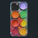 Etui iPhone 13 Pro Max palette d'aquarelle vintage<br><div class="desc">palette d'aquarelle vintage</div>