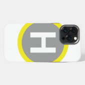 Etui iPhone 13 Pro Max Panneau héliport (Verso Horizontal)