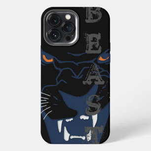 Etui iPhone 13 Pro Max Panthère noire bête
