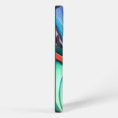 Etui iPhone 13 Pro Max Paon Abstrait (Côté droit)