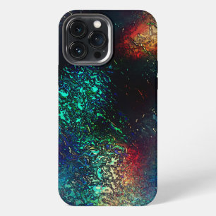 Etui iPhone 13 Pro Max Papier aluminium ou aluminium sous plastique bleu
