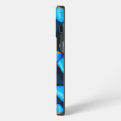 Etui iPhone 13 Pro Max Papillon bleu clair iPhone | Papillon iPhone 13 (Côté gauche)