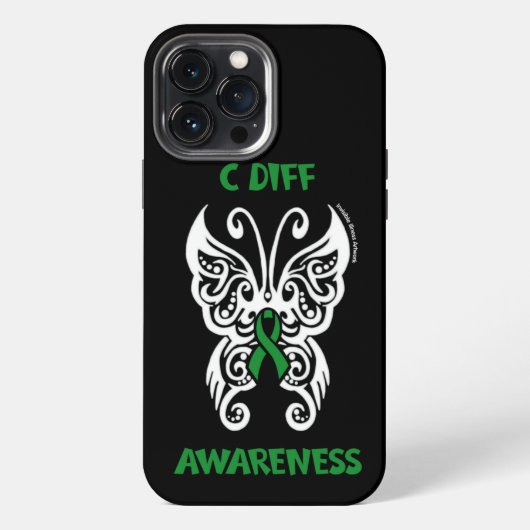 Etui iPhone 13 Pro Max Papillon/Tribal...C Diff (Verso)