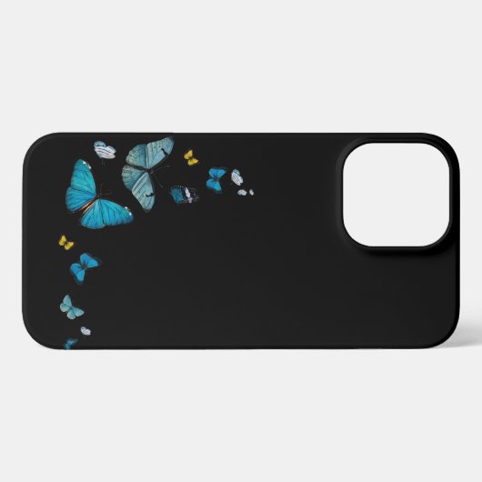 Etui iPhone 13 Pro Max Papillons (Verso Horizontal)