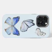 Etui iPhone 13 Pro Max Papillons sur un coque iphone (B) (Verso Horizontal)