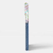 Etui iPhone 13 Pro Max Pastel Pink Mint Green Blue En vichy Plaid Motif (Côté gauche)
