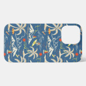 Etui iPhone 13 Pro Max Patters tropicaux (Verso Horizontal)