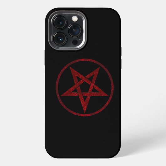 Etui iPhone 13 Pro Max Pentagram Red Devil (Verso)