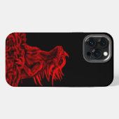 Etui iPhone 13 Pro Max Petit dragon rouge (Verso Horizontal)
