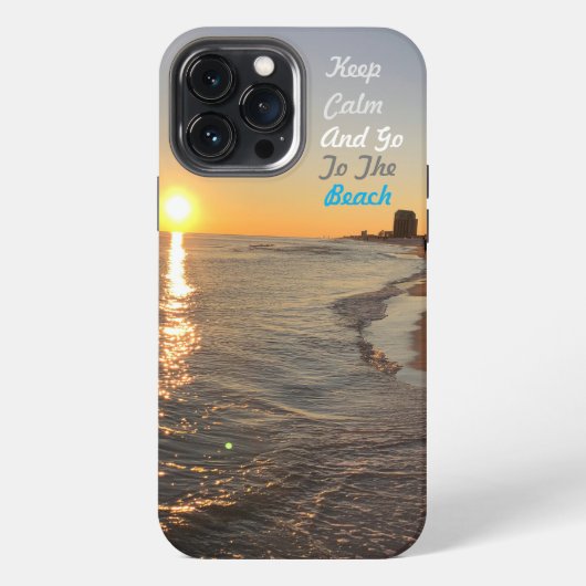 Etui iPhone 13 Pro Max Plage (Verso)