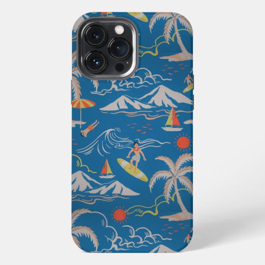 Etui iPhone 13 Pro Max Plage tropicale (Verso)