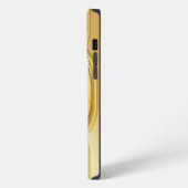 Etui iPhone 13 Pro Max Plaque d'or (Côté gauche)