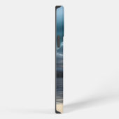 Etui iPhone 13 Pro Max Pleine Lune Au-Dessus de l'Océan (Côté droit)
