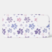 Etui iPhone 13 Pro Max Poche violette (blanc) (Verso Horizontal)